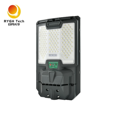 3.2V LiFePO4バッテリー単結晶シリコンソーラーパネル内蔵ソーラーLED街路灯 20W 光制御レーダーセンサー付き