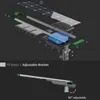 公共道路 高電力 120W 150W アルミ Aio 統合 LED 太陽光路灯