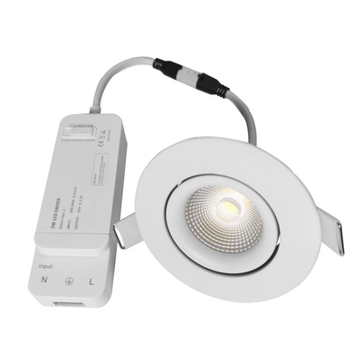 薄暗くなる38/60°ビーム角スマートなLED Downlights 8w/調節可能な色温度