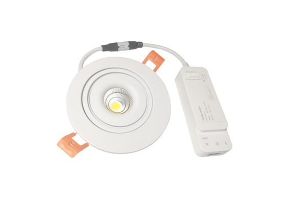 アルミニウム ランプ ボディは調節可能な導かれたDownlights 7W CCT Taiji CSPの穂軸の技術を引込めました