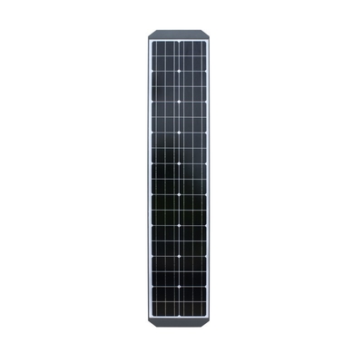 太陽電池パネルが付いている1つの太陽導かれた街灯30w-80w緩和されたガラスのIP65すべて