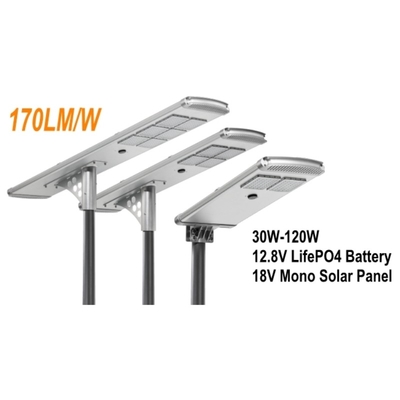 高い内腔の道のための太陽動力を与えられた屋外の街灯170lm/w 60W SMD IP65