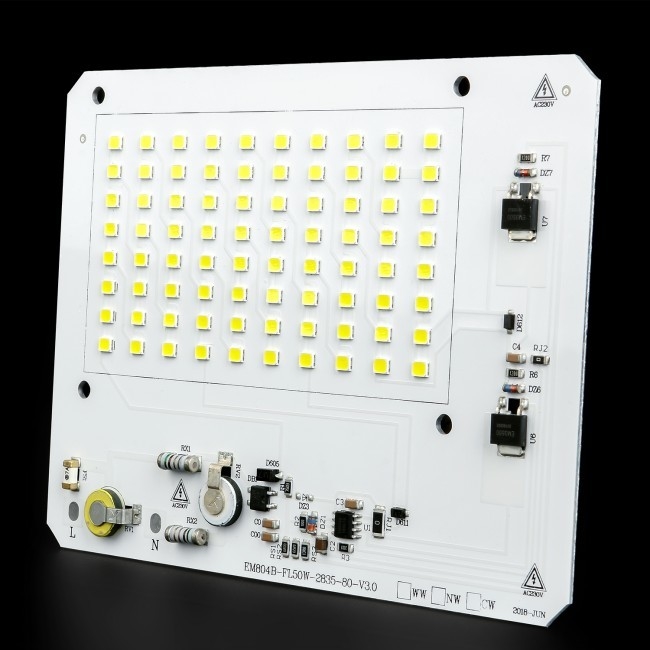 工場通関サービスのための正方形50w AC無人の導かれたPCB Otpの保護