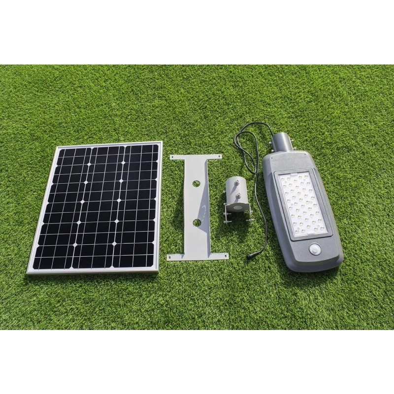 30W 140lm/wの高い発電の太陽街灯IP65は分かれている高く明るい半分を防水します