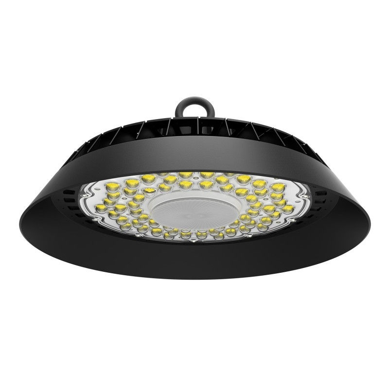 100Lm/w UFO LED MEANWELL Sosen DOBの運転者を収容する高い湾ライト黒色